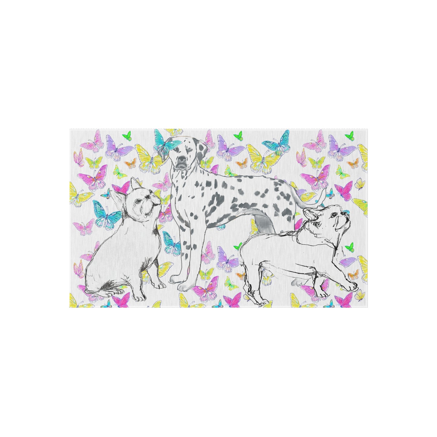 Dogi Butterfly Flutter Indoor/Outdoor Rug