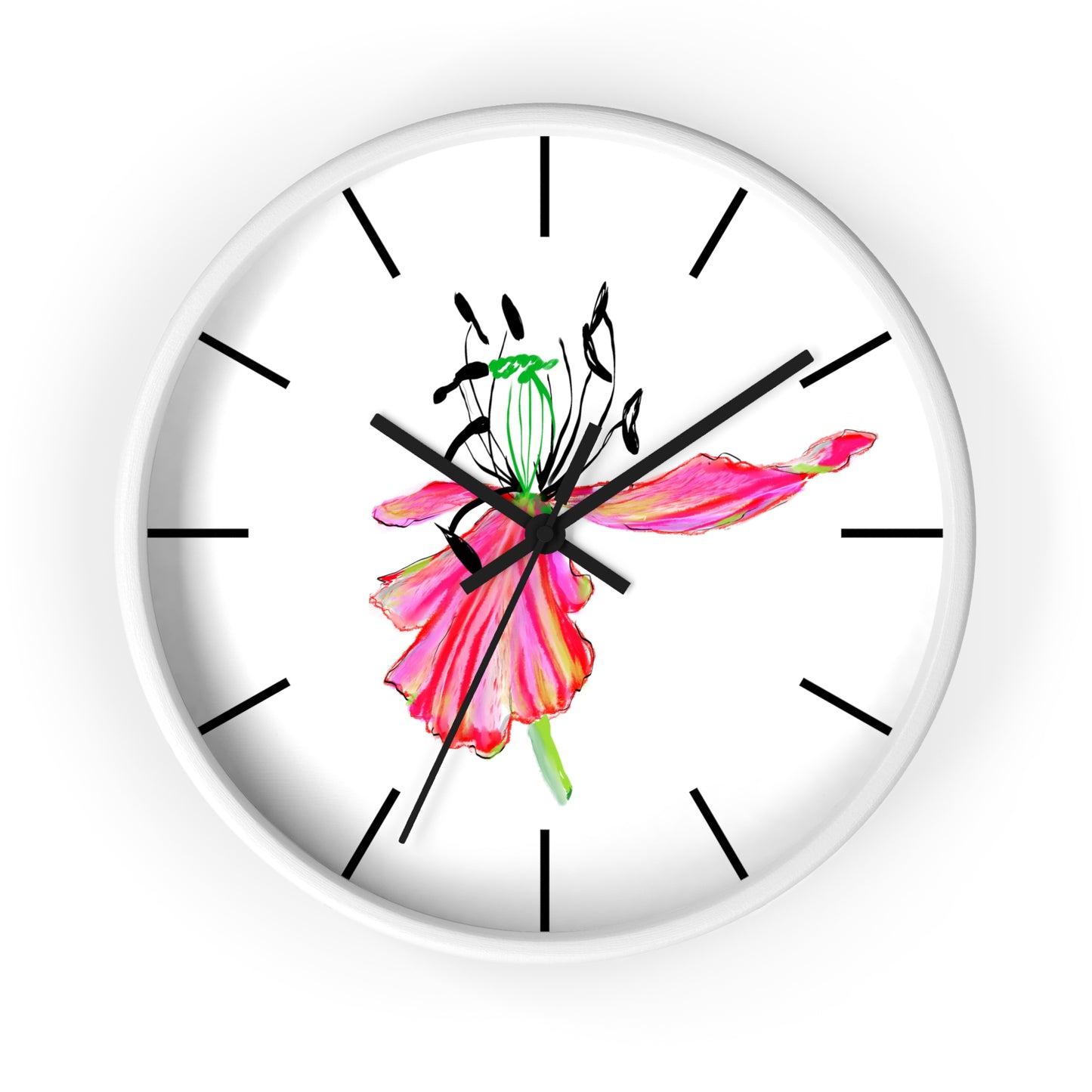 Tulip Love Wall Clock