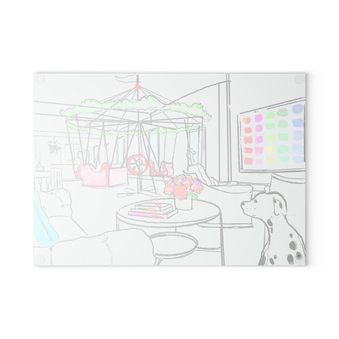 Glass Cutting Board Sketch & Slice