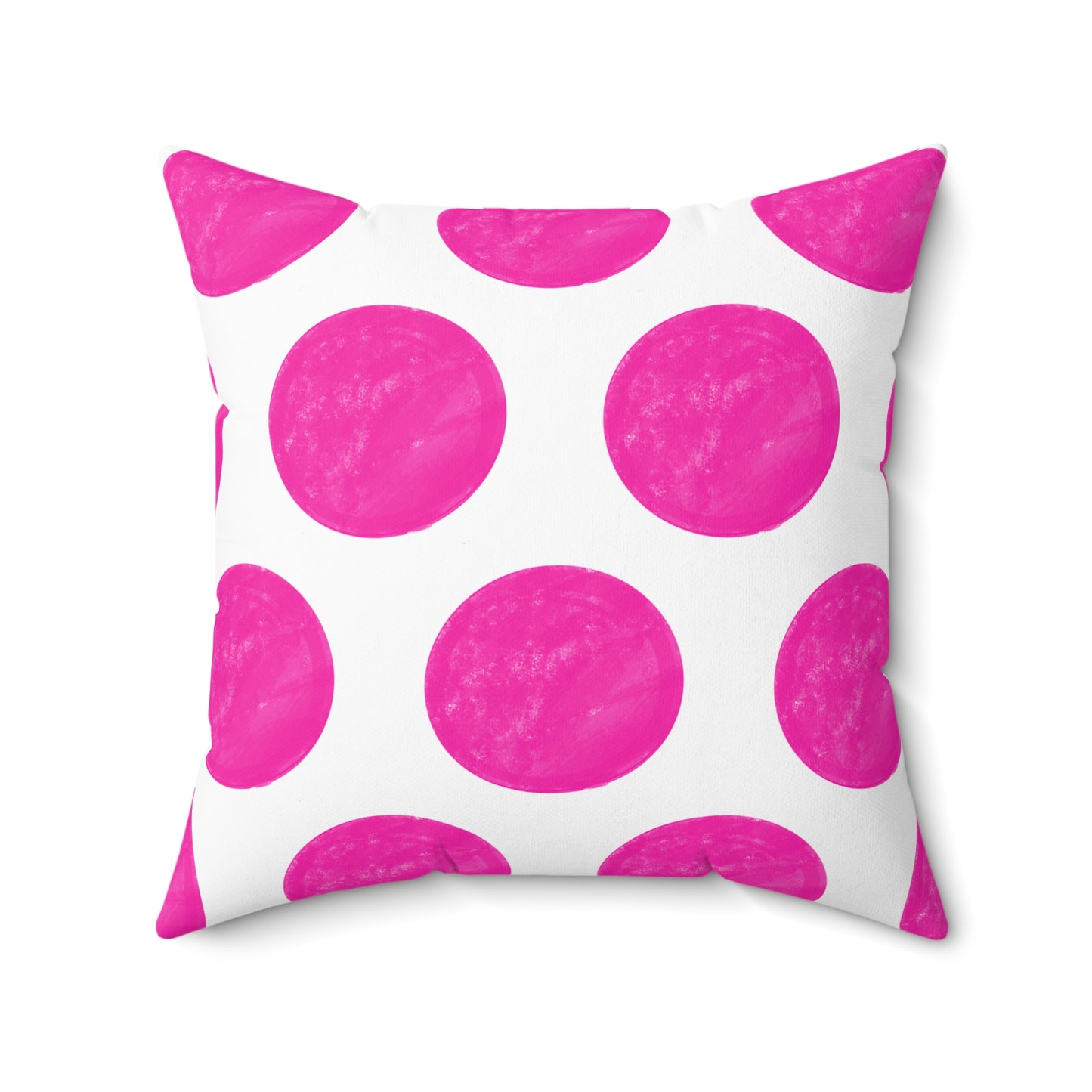 Polka Dot Palette Polyester Square Pillow