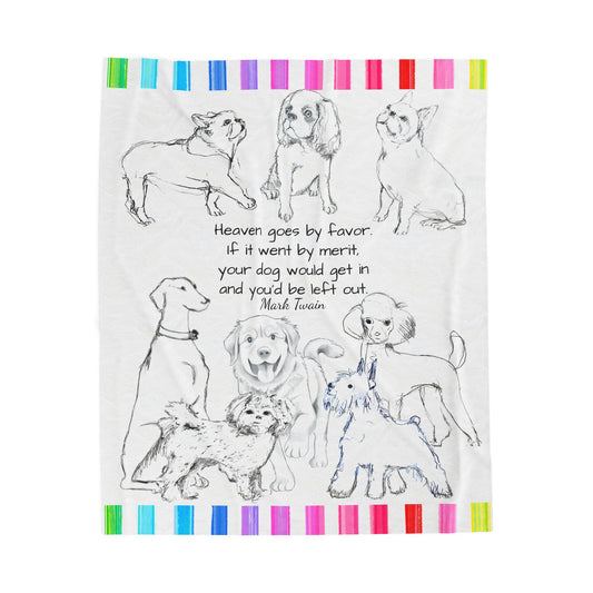 Dogi Fun, Velveteen Plush Blanket