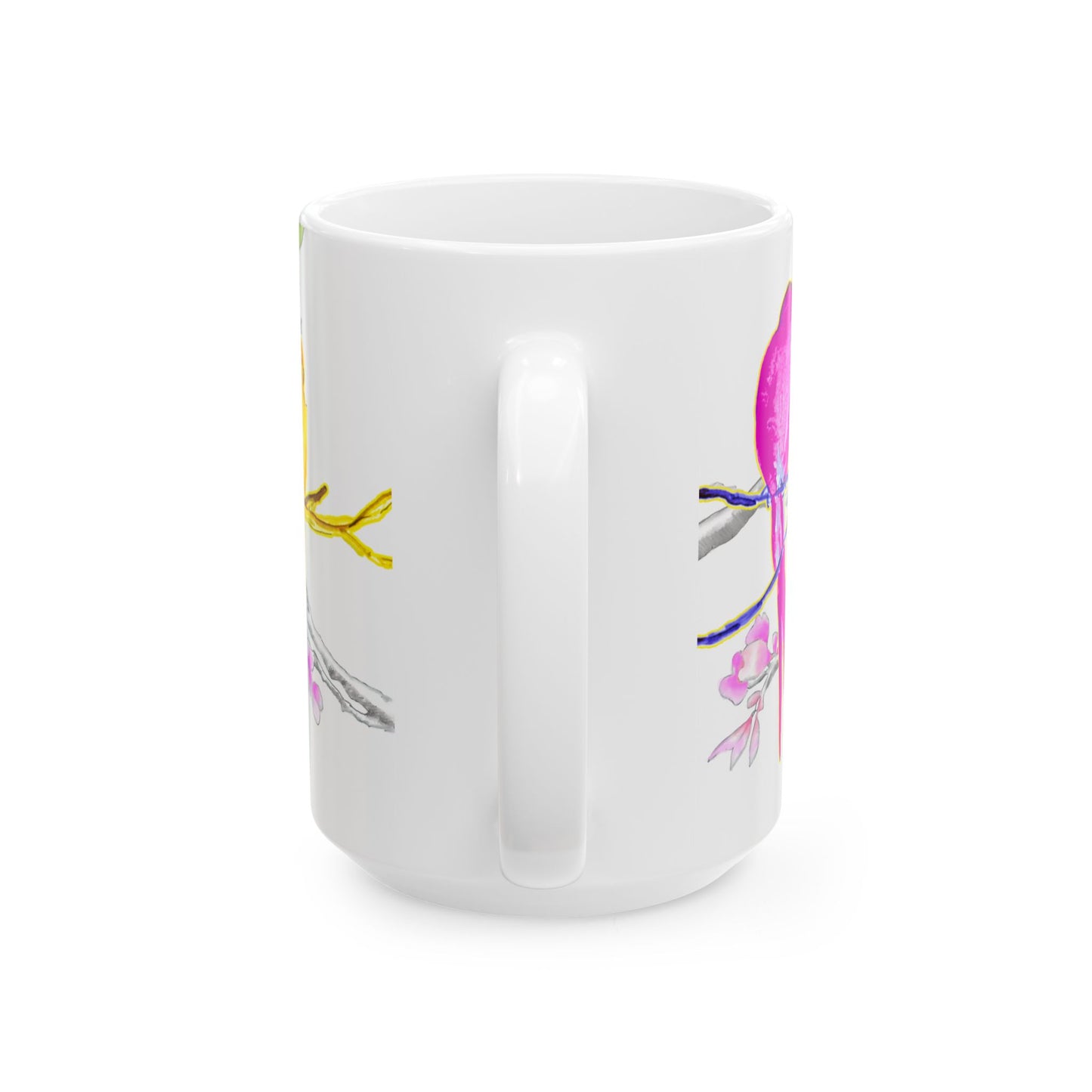 Blossoms & Birds Ceramic Mugs