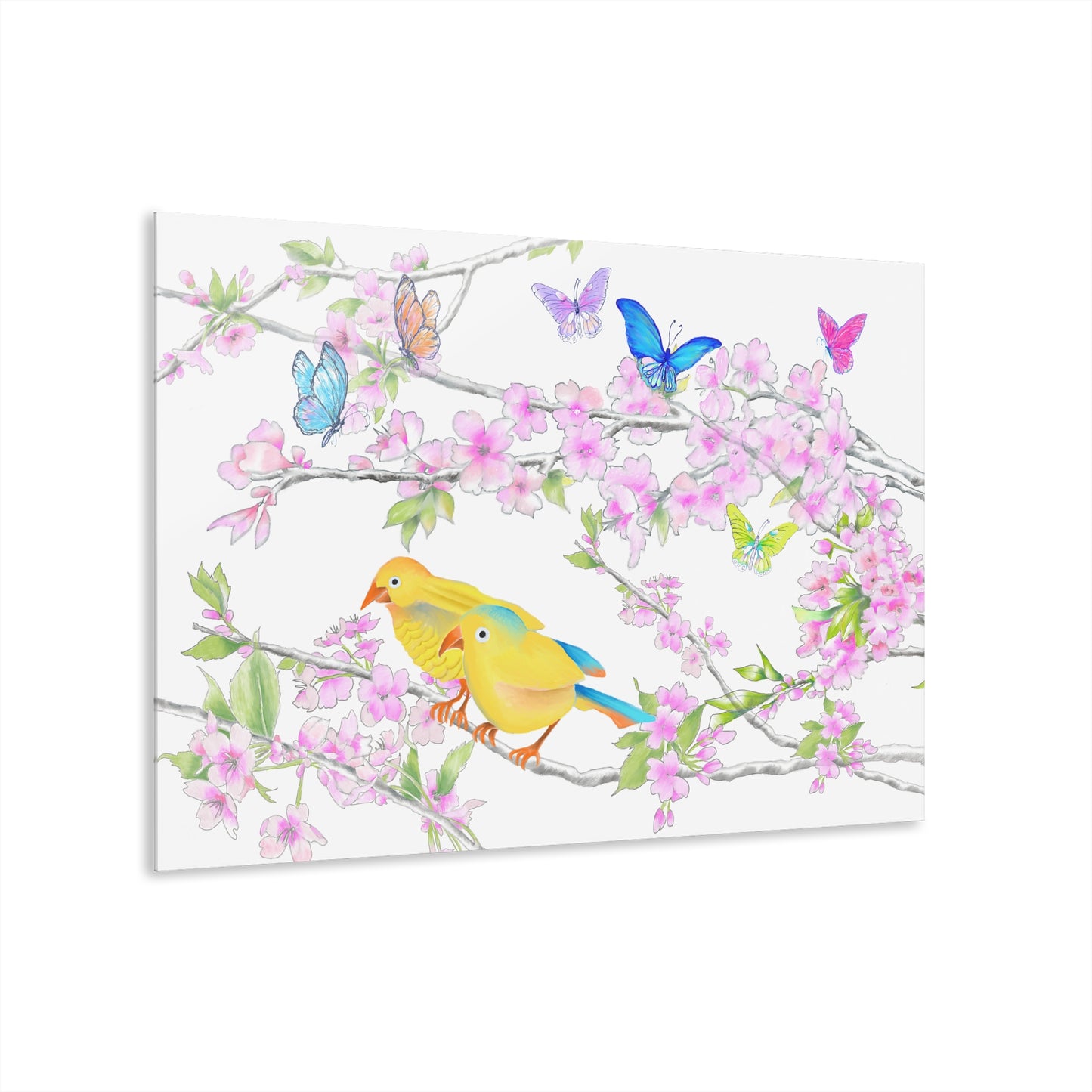 Blossom Whirl Acrylic Print French Cleat Hanging B Middle picture "We Fly Where God Thinks Best"