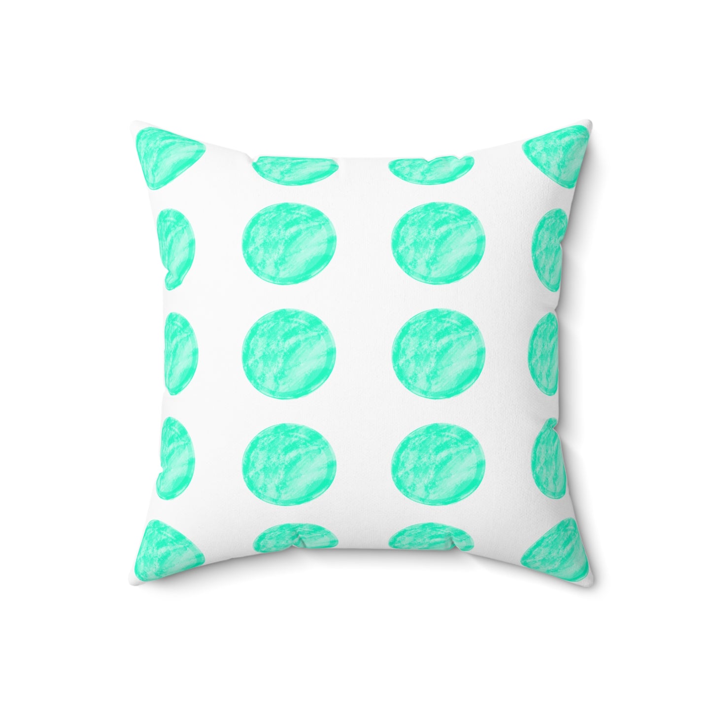 Polka Dot Joy Pillow "Light from within beautifies a home"