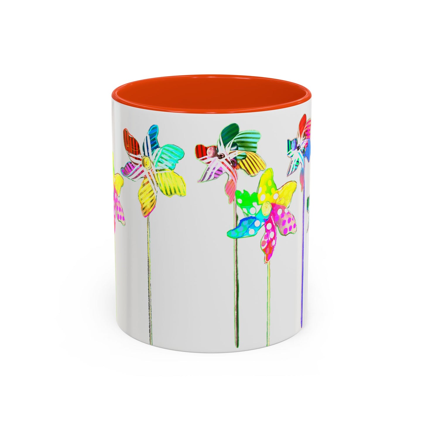 Pinwheels Mug Orange