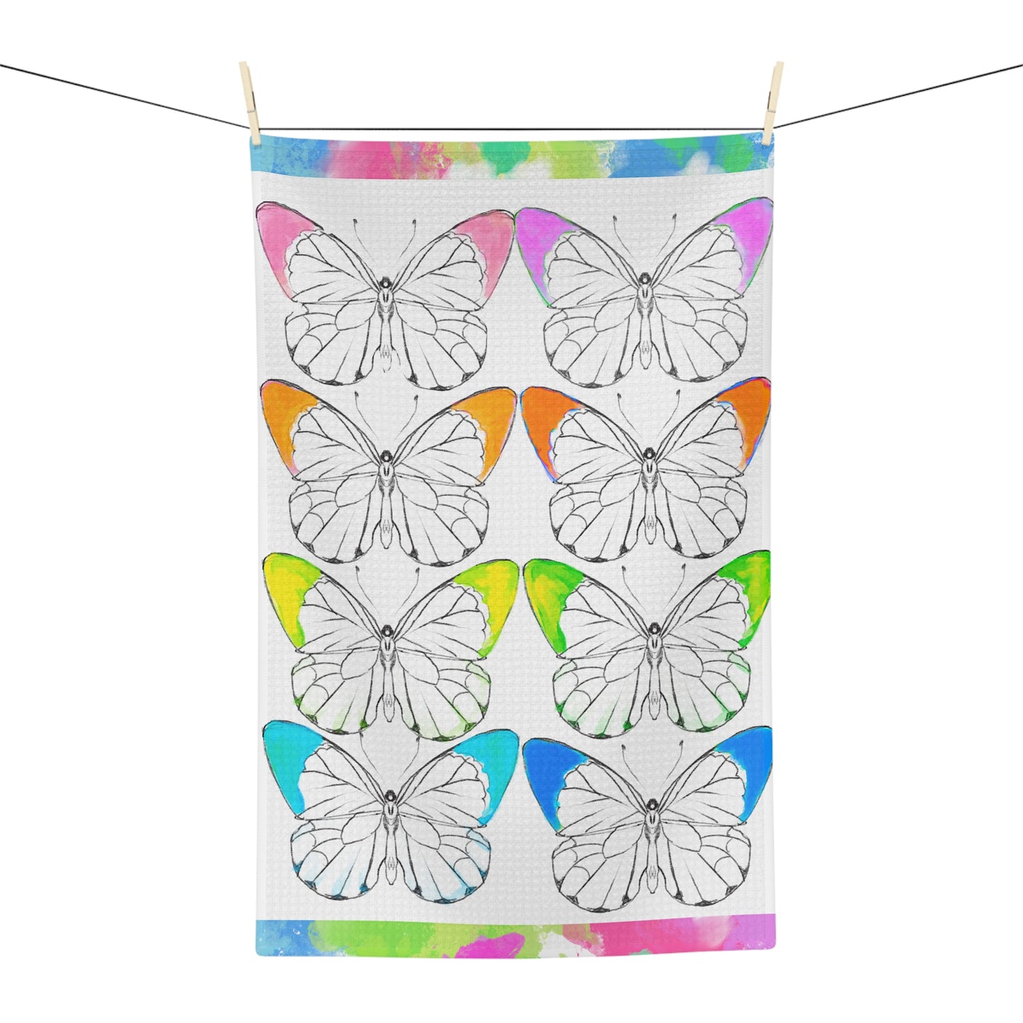 Chroma Microfiber Tea Towel