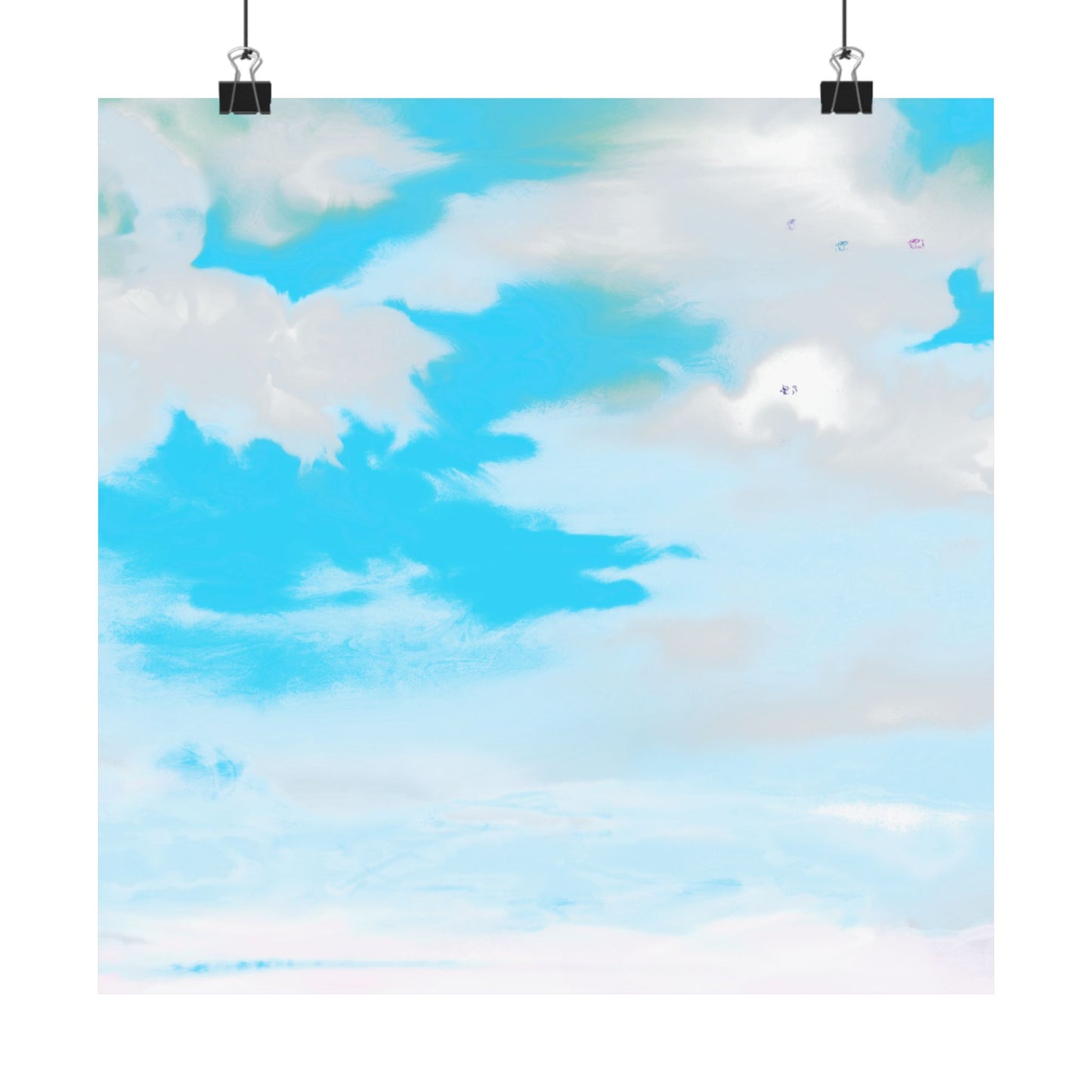 Art Decor Matte Posters Cloud Song