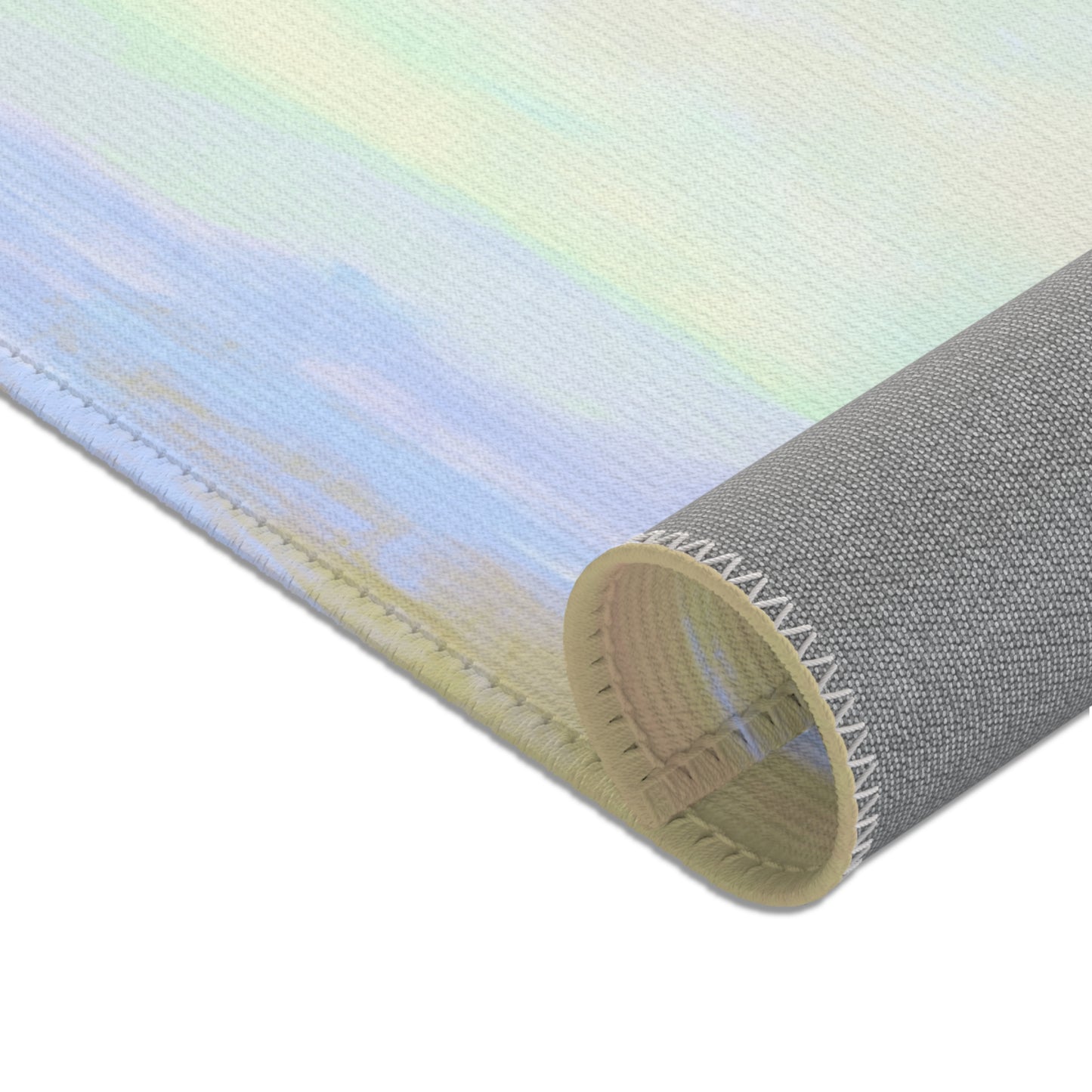 Joyful Landscapes Indoor Area Rug, Sky Blue