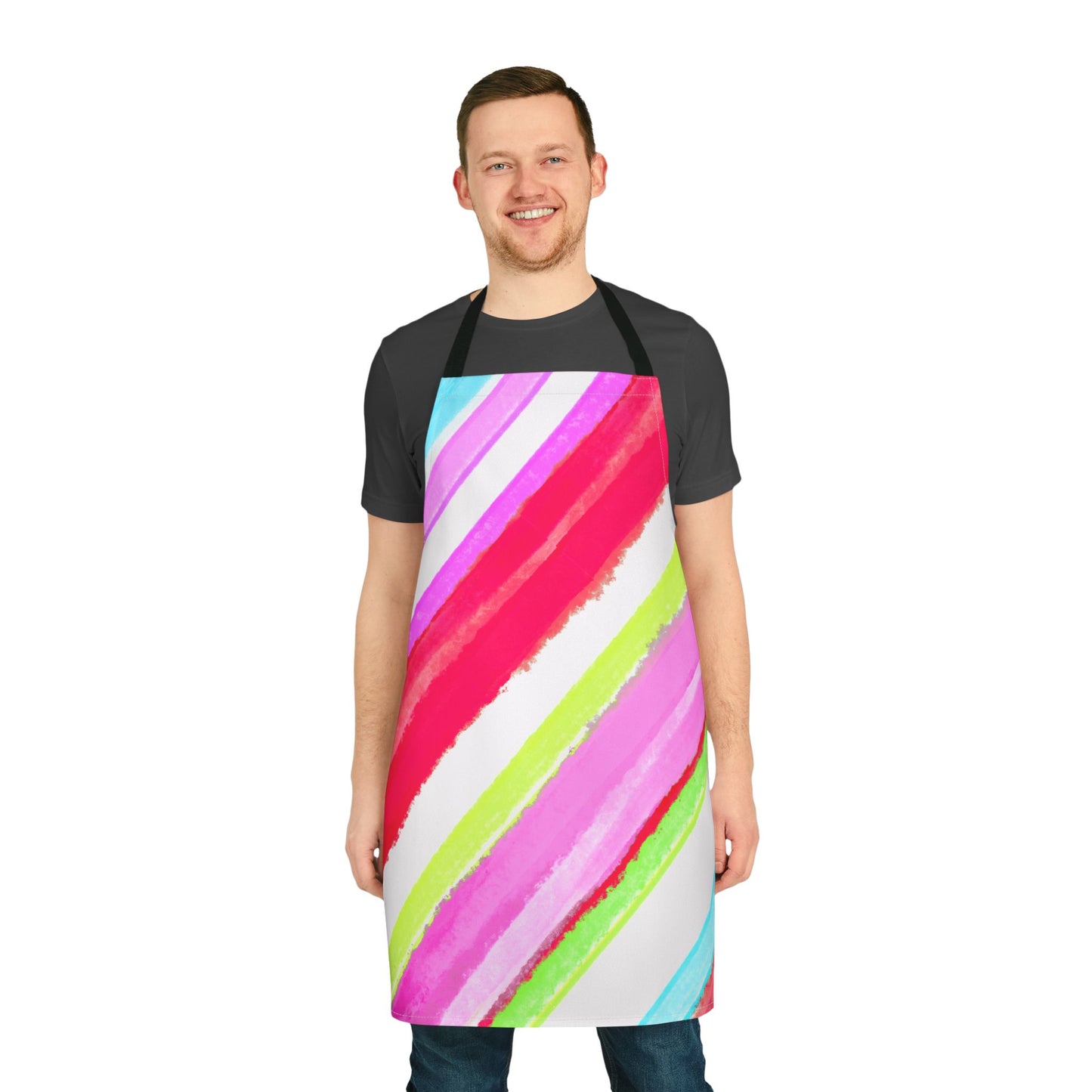 Diagonal Stripes Apron