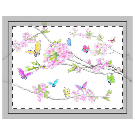 Blossom Whirl  Quilted Shams