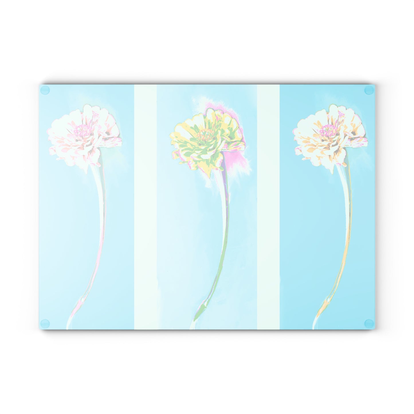 Glass Cutting Boards Zinnia Color Story