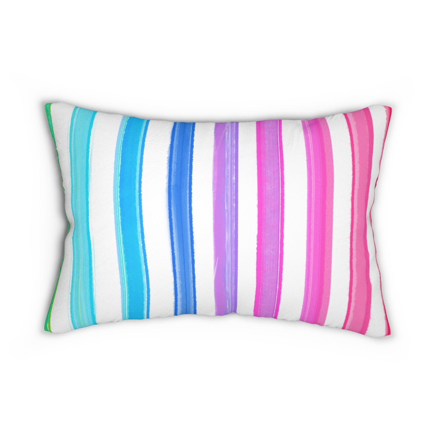 Butterfly Glide Lumbar Pillow Multicolor stripes