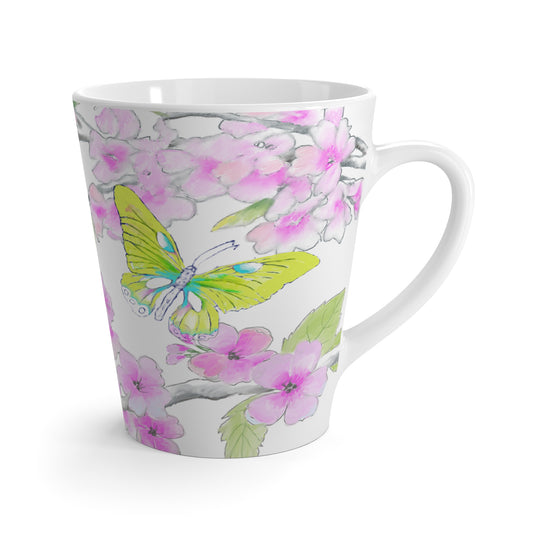 Butterfly Swing Latte Mug Green, Yellow/Green