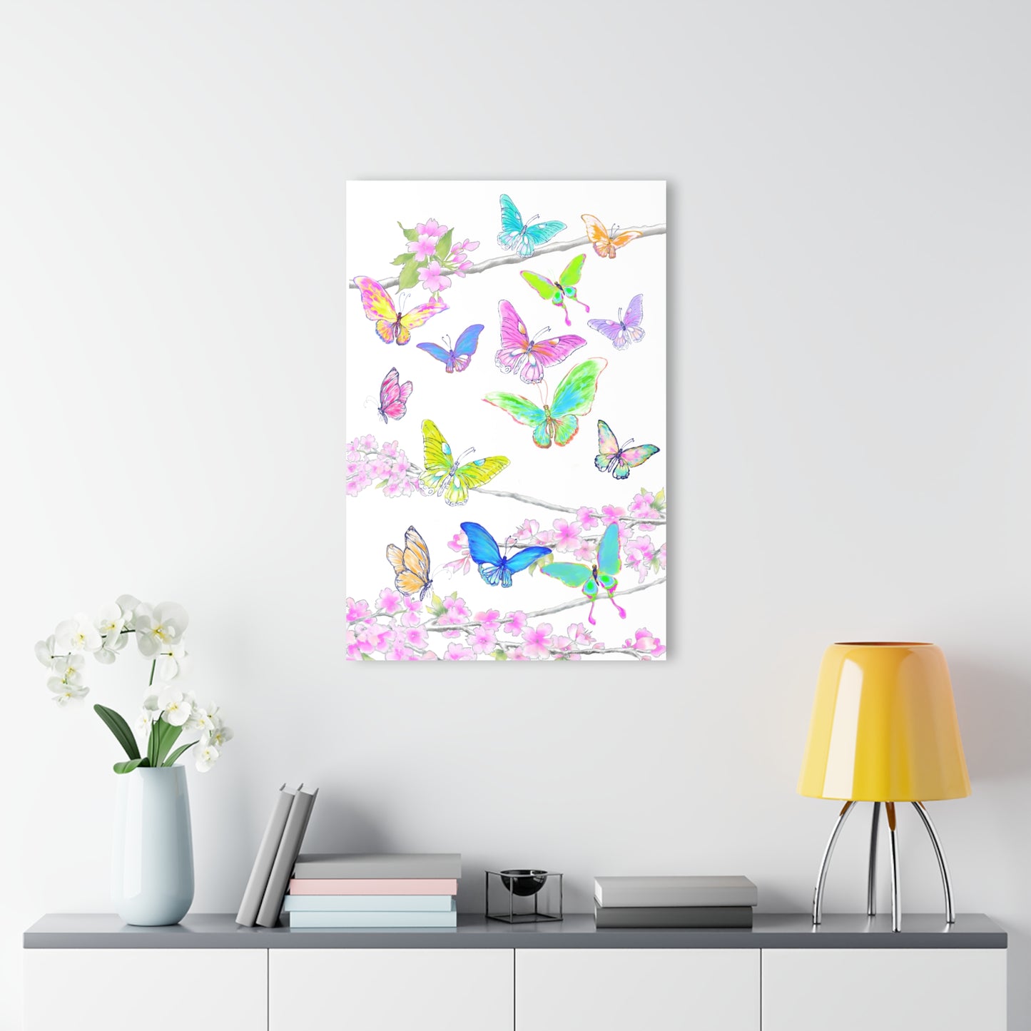 Blossom Glide Acrylic Prints B (French Cleat Hanging)