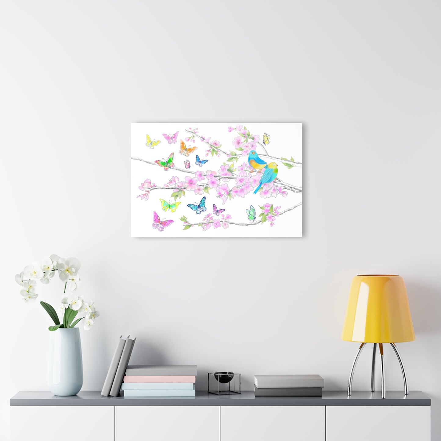 Blossom Whirl Acrylic Print French Cleat Hanging A-Top picture for "We Fly Where God Thinks Best"