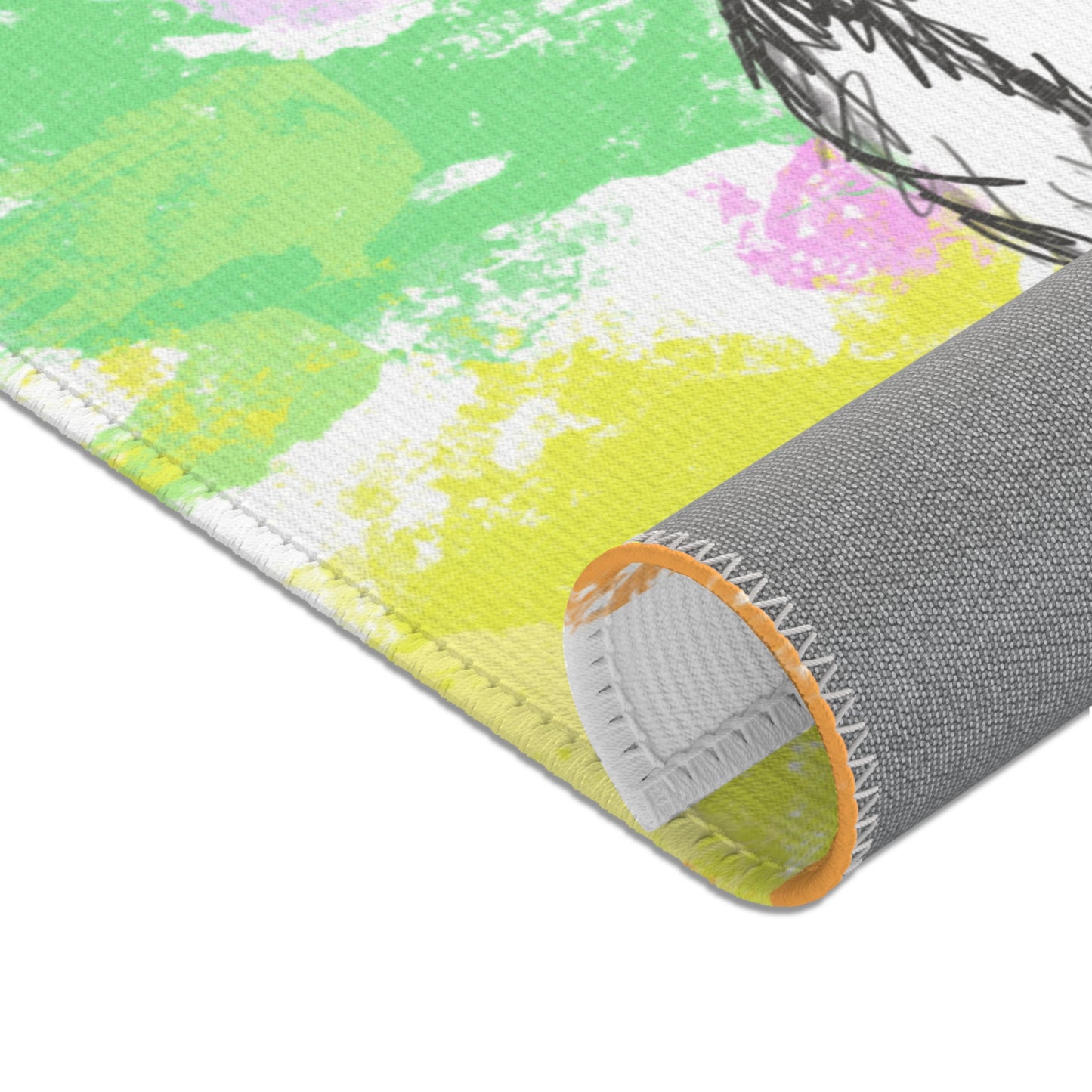 Kitty Fun Vertical Indoor Area Rugs