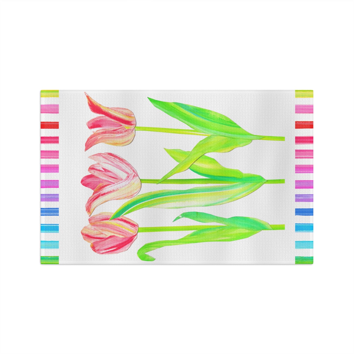 Vibrant Tulip Microfiber Tea Towel