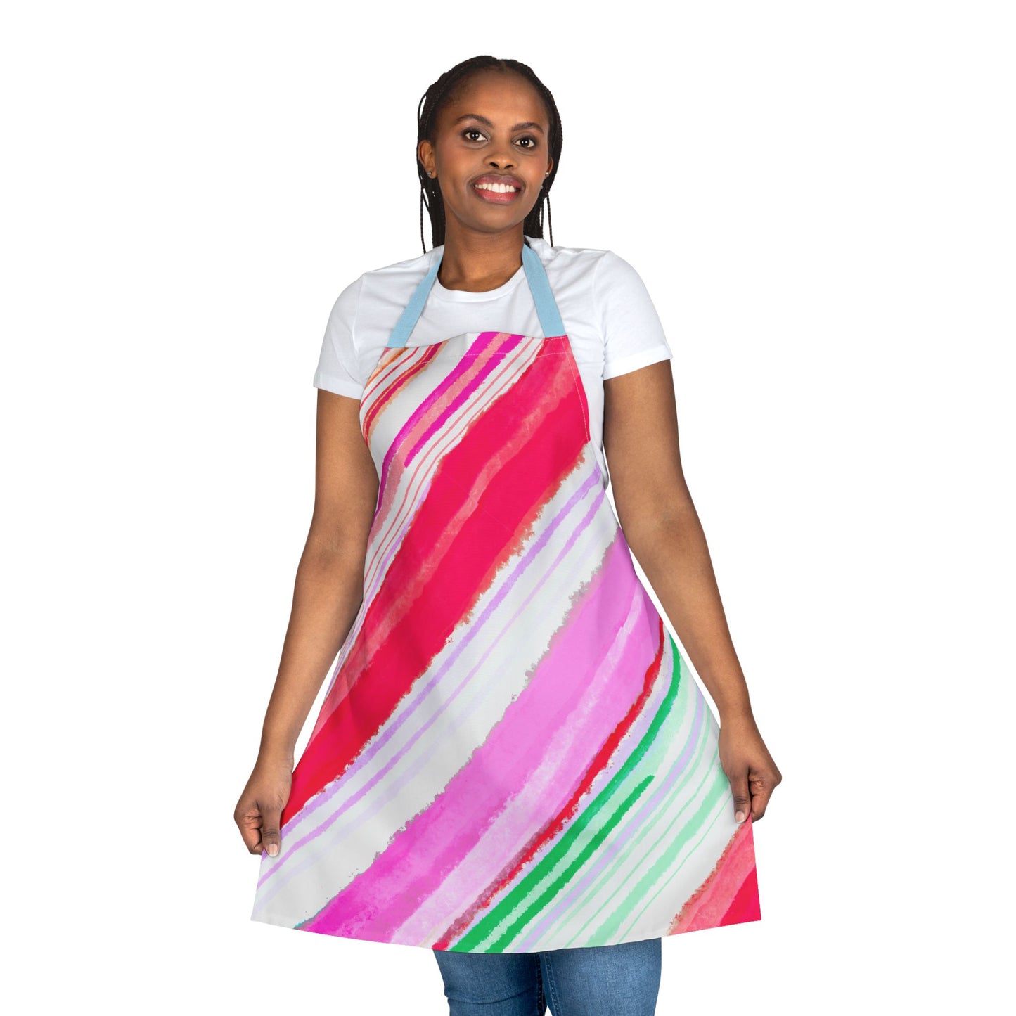 Diagonal Stripes Apron