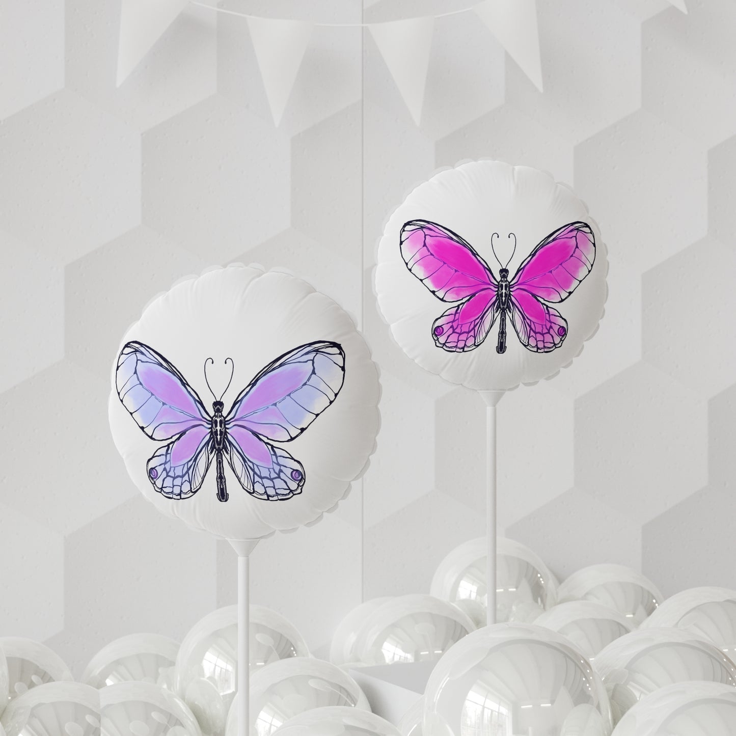 Celebrations Balloon Round 11" Butterfly Celebration