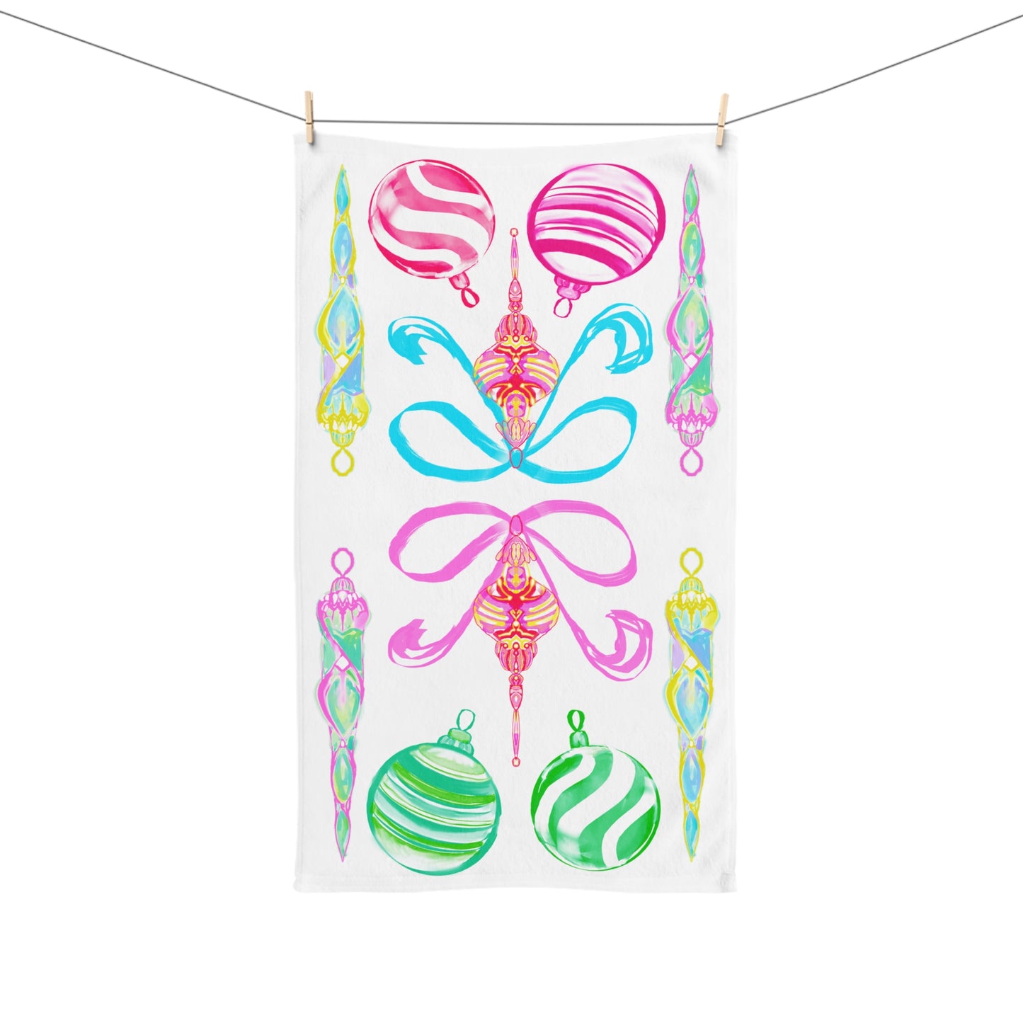 Hand Towels Ribbon & Ornaments
