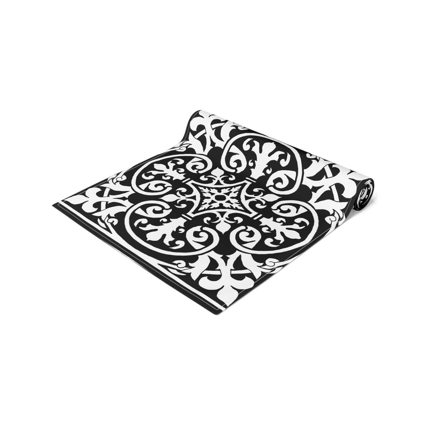 Scrollwork Table Runner (Cotton, Poly)