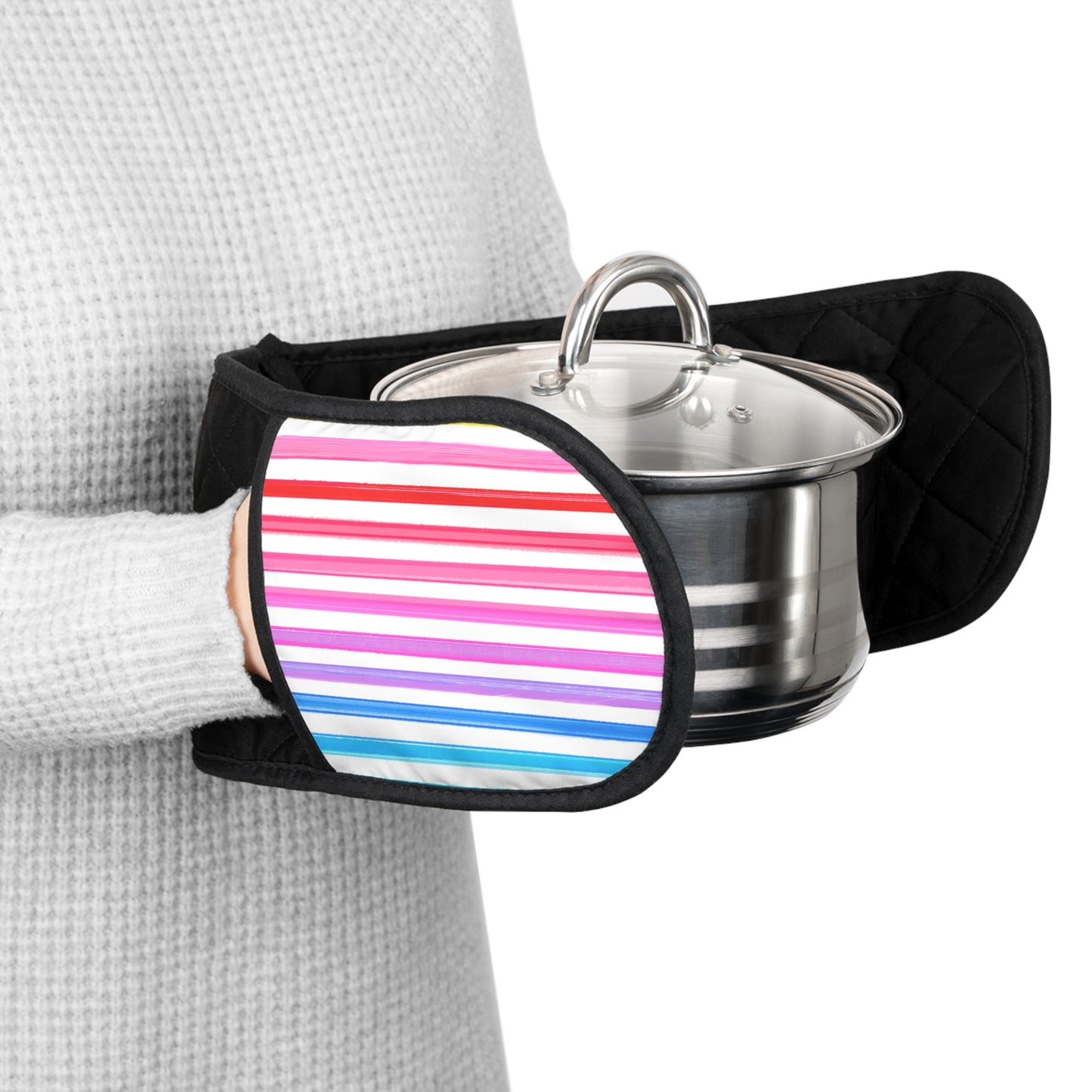 Oven Mitts Rainbow Art