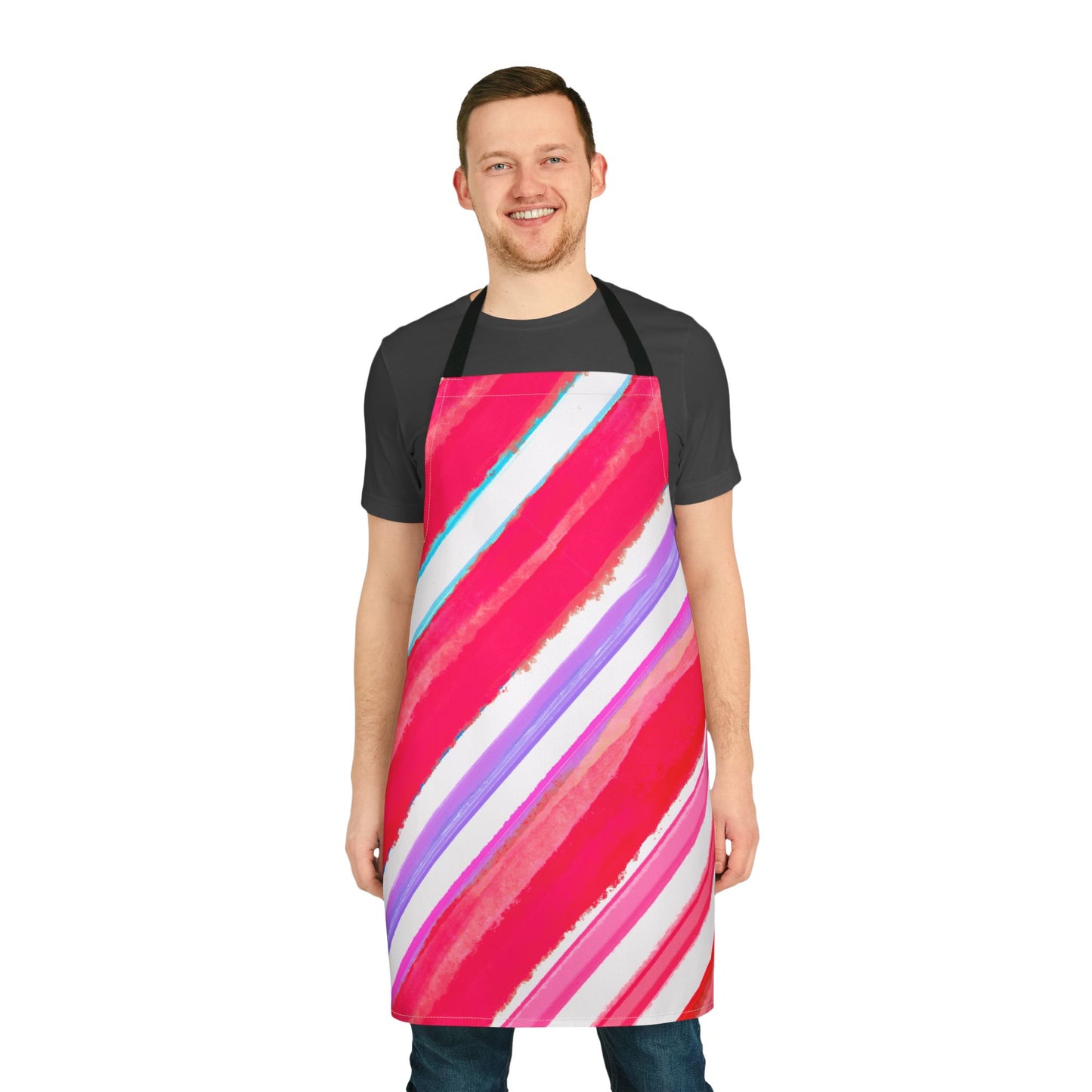 Diagonal Stripes Apron
