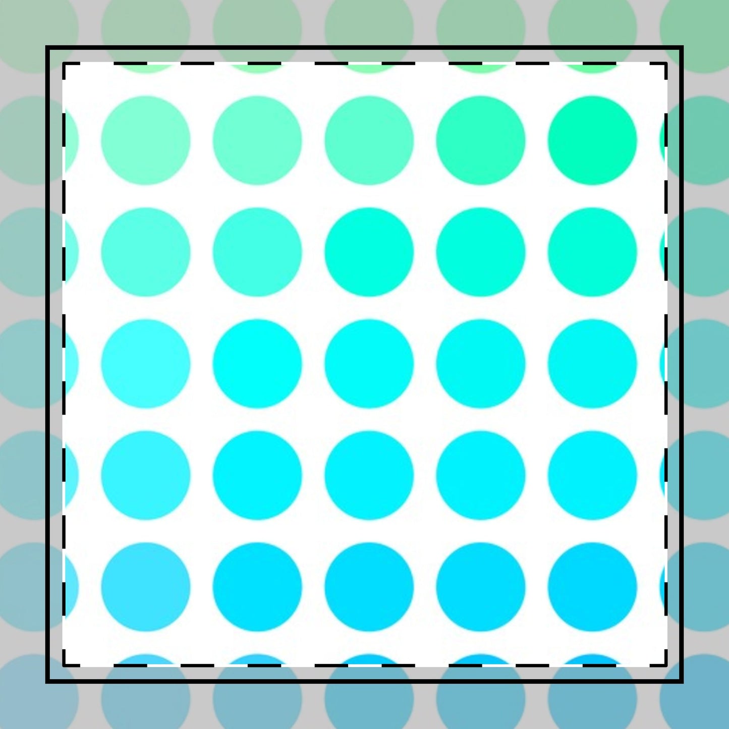 Polka Dot Joy Cotton Twill Napkin in Shades of Green and Aqua
