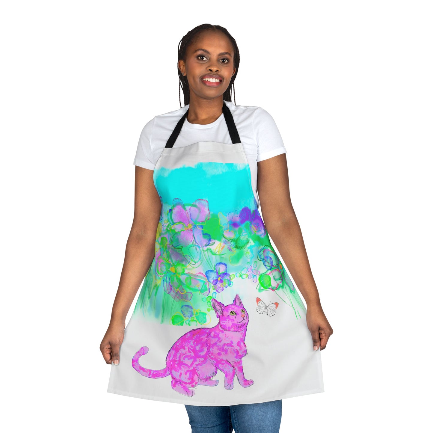 Colorful Cat Apron