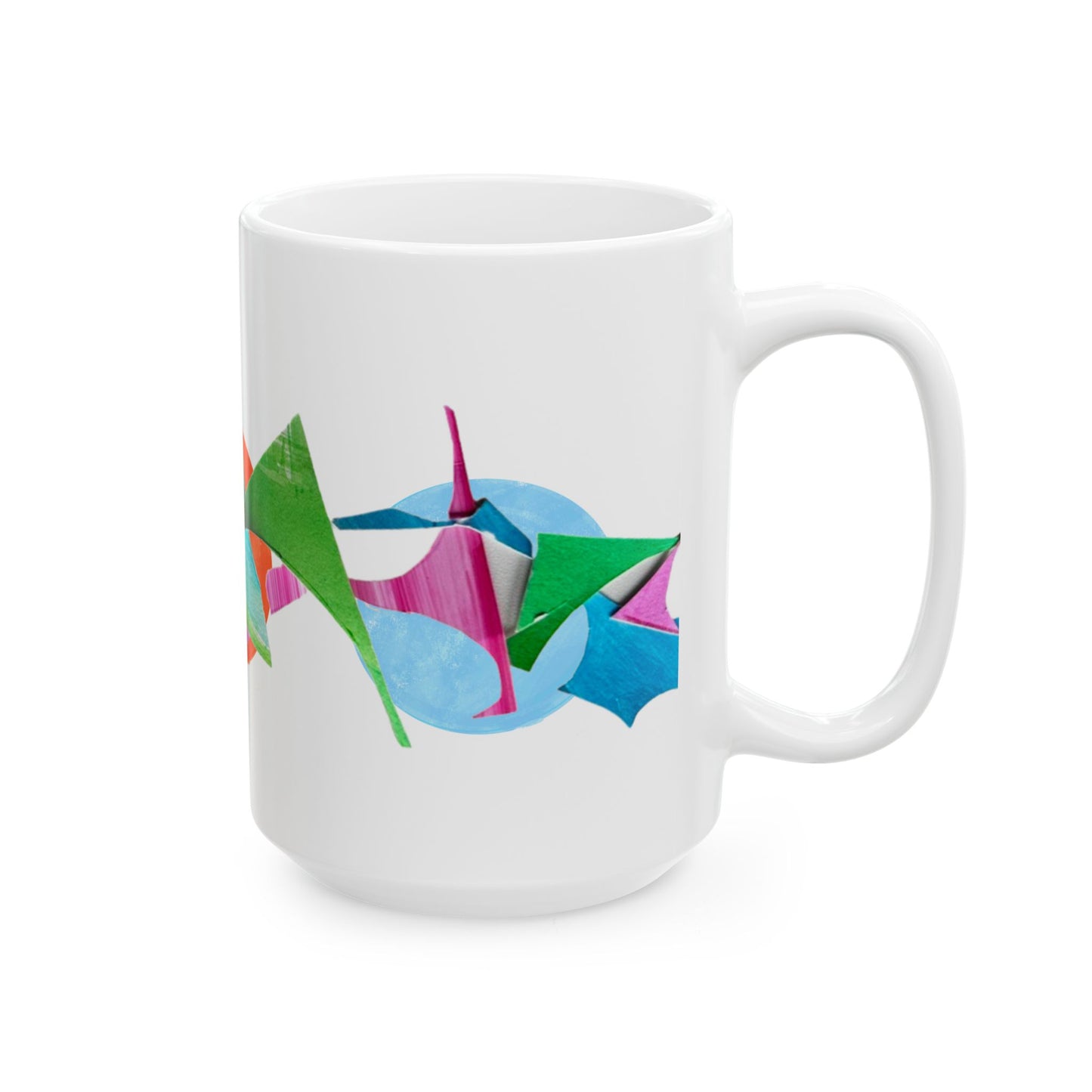 Pattern Play Mug Pink Red Blue