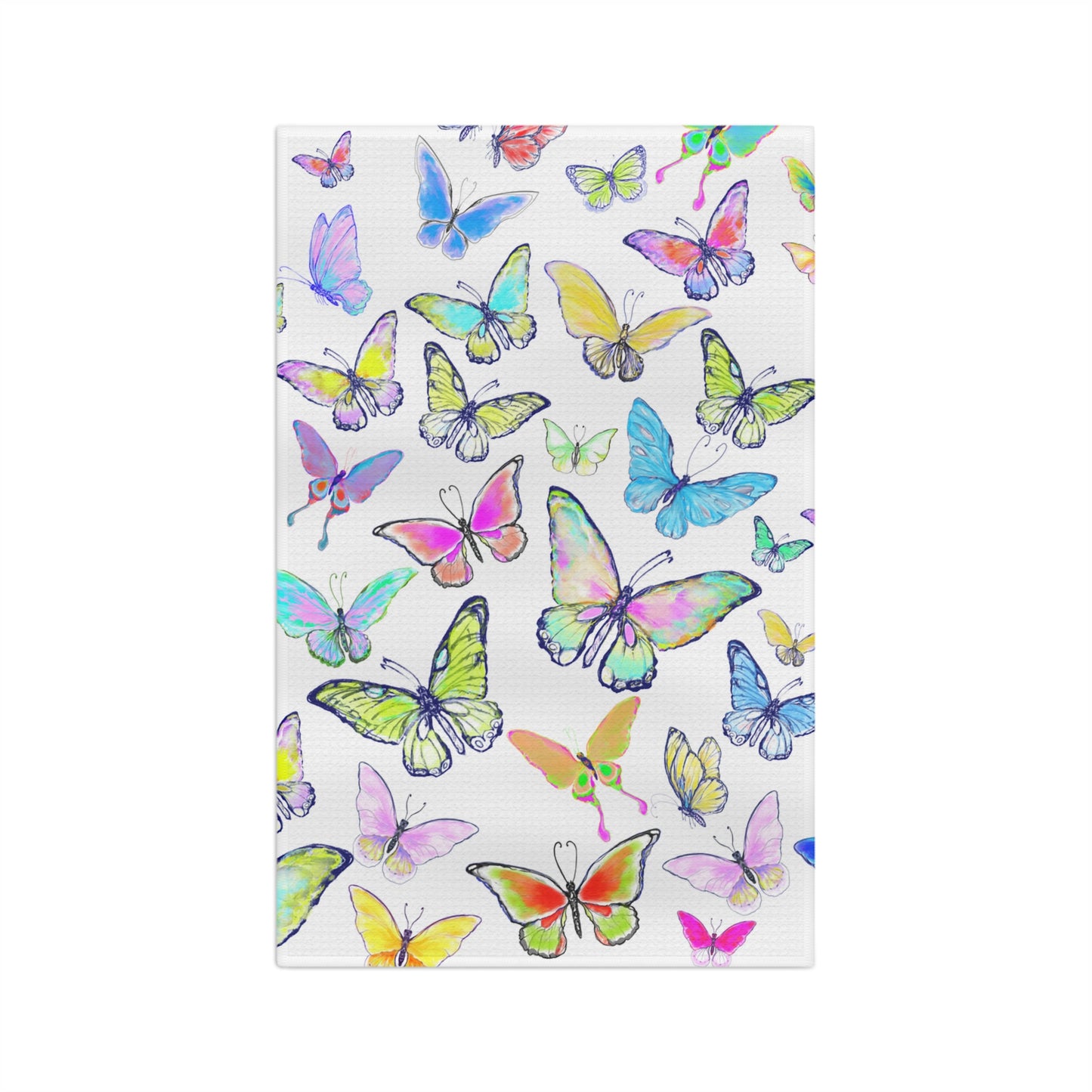 Dish Towels Microfiber Butterfly Playdate
