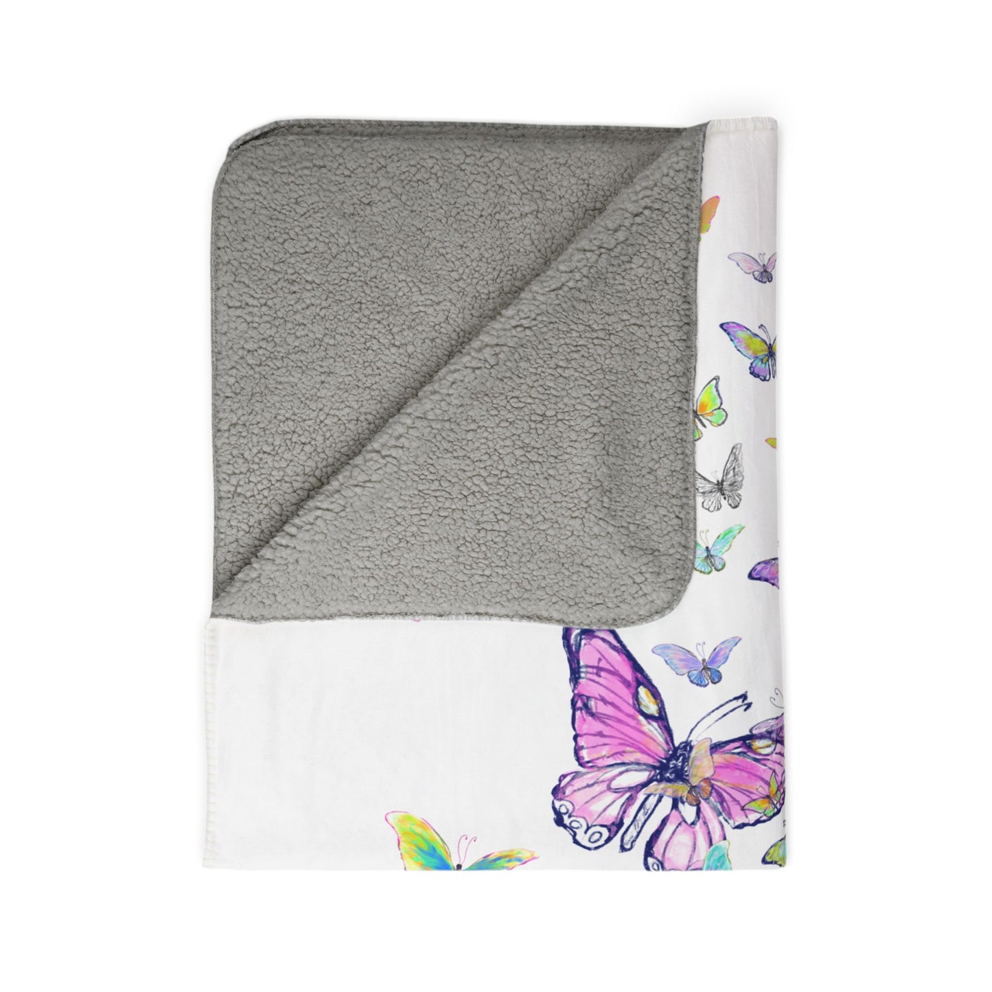 Blossom Glide Fleece Sherpa Blanket