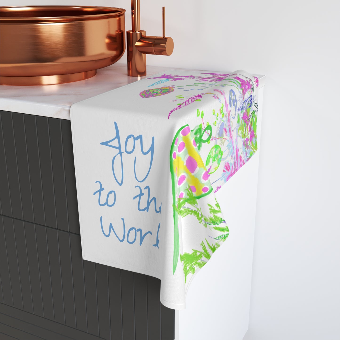 Hand Towels. Joy to the World