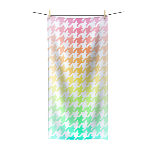 Houndstooth Fun Polycotton Towel (multi)