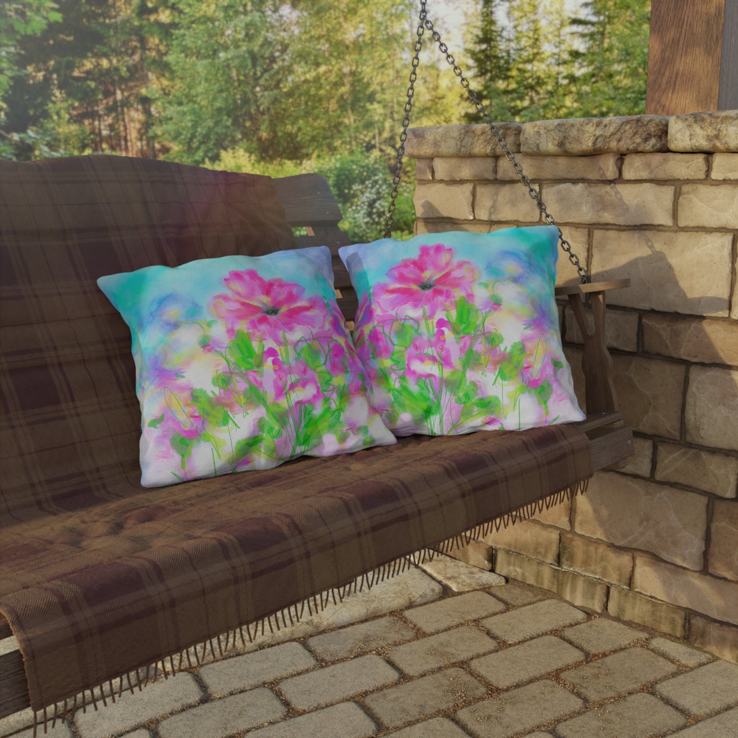 Joyful Landscapes Outdoor Pillows