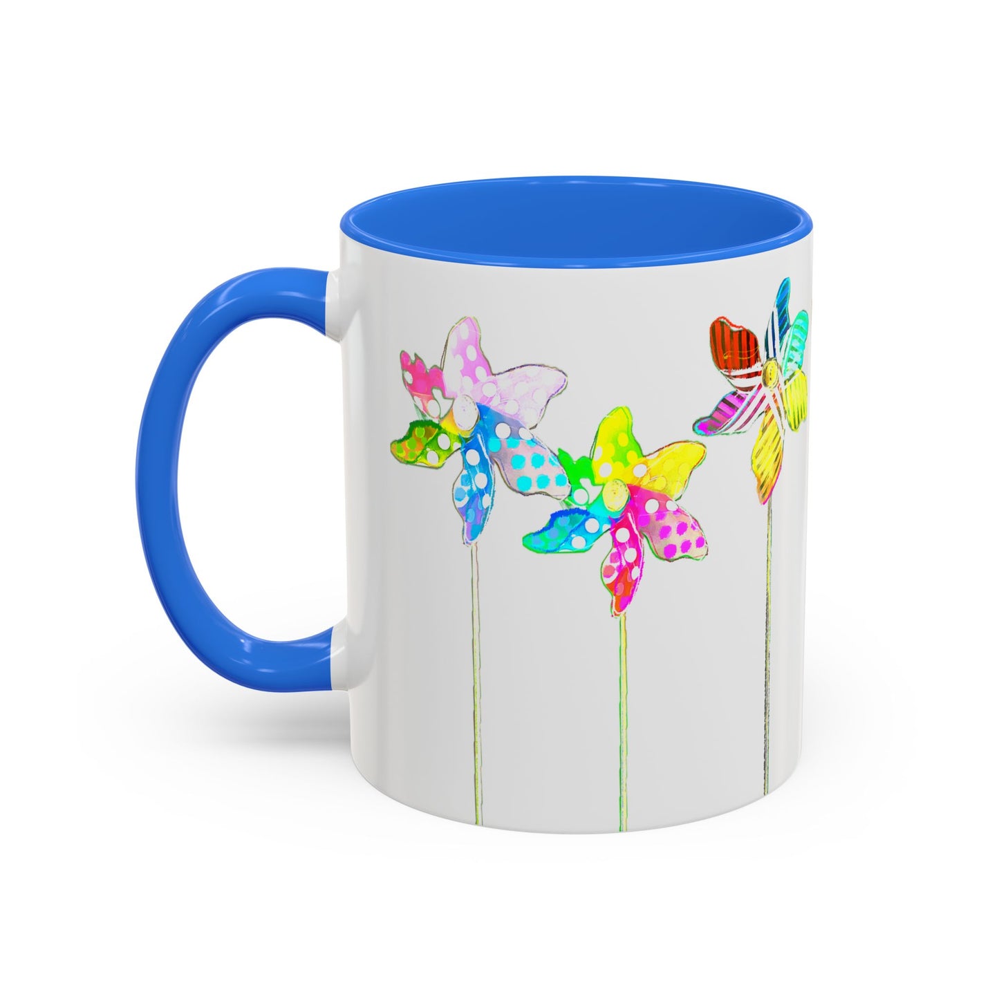 Pinwheels Mug Blue