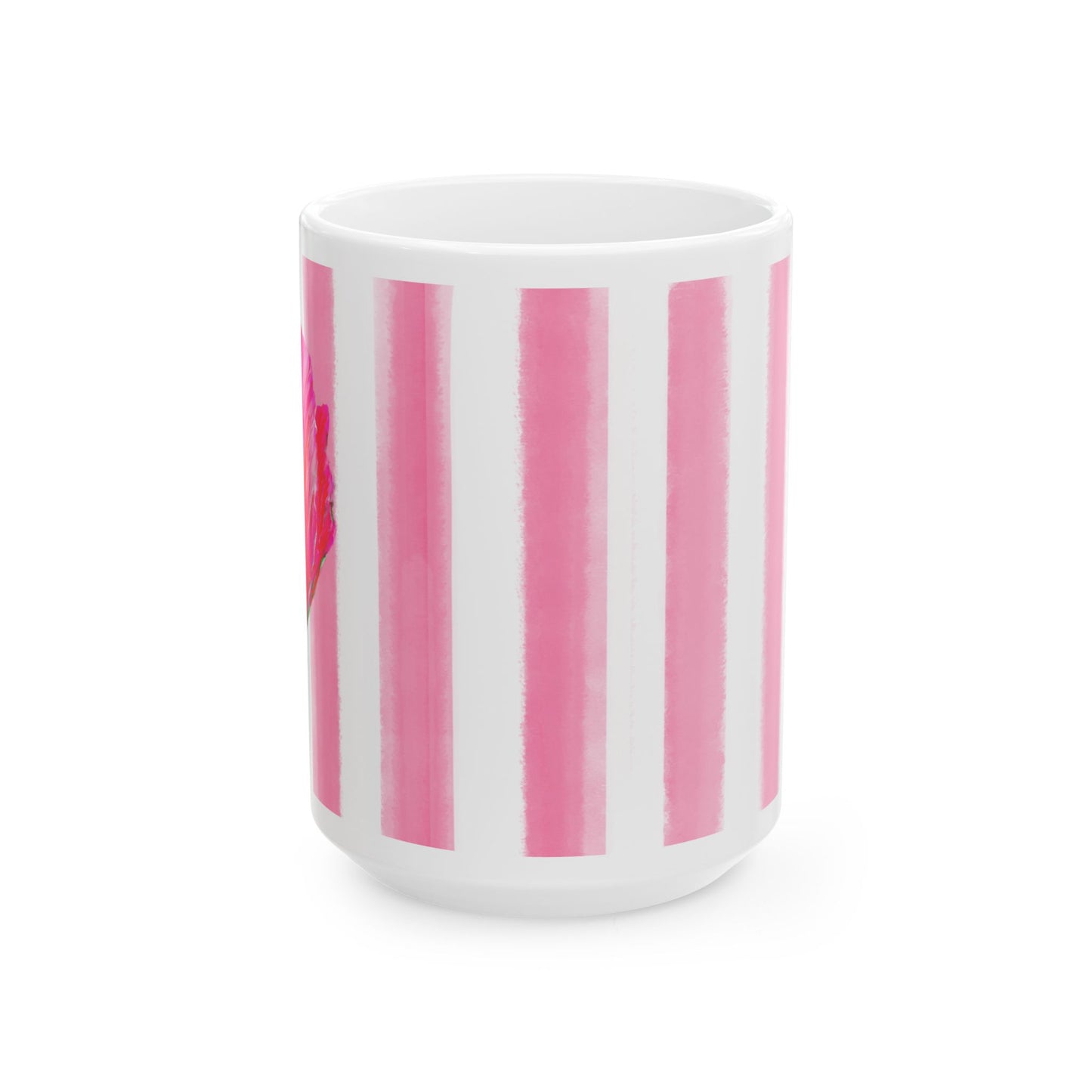 Dancing Tulips Mug Pink Red
