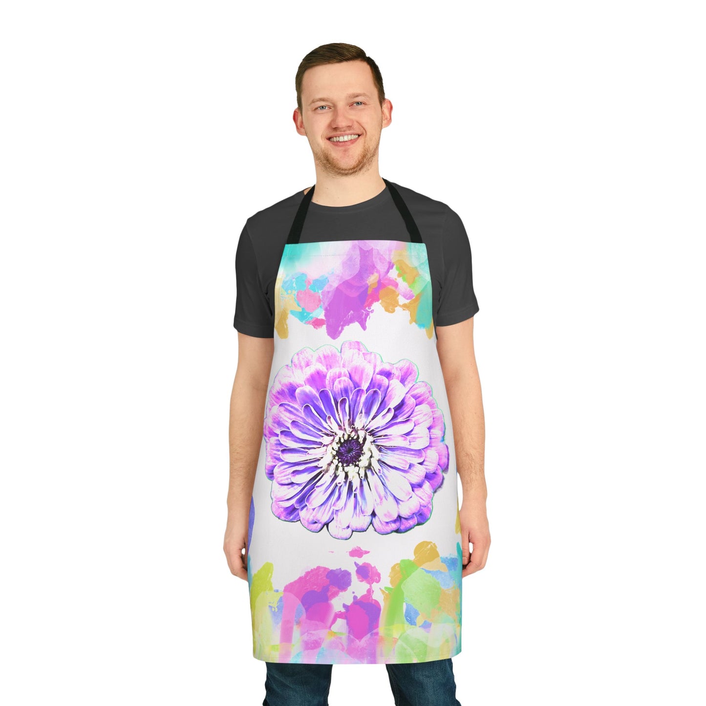 Zinnia Color Splash Apron