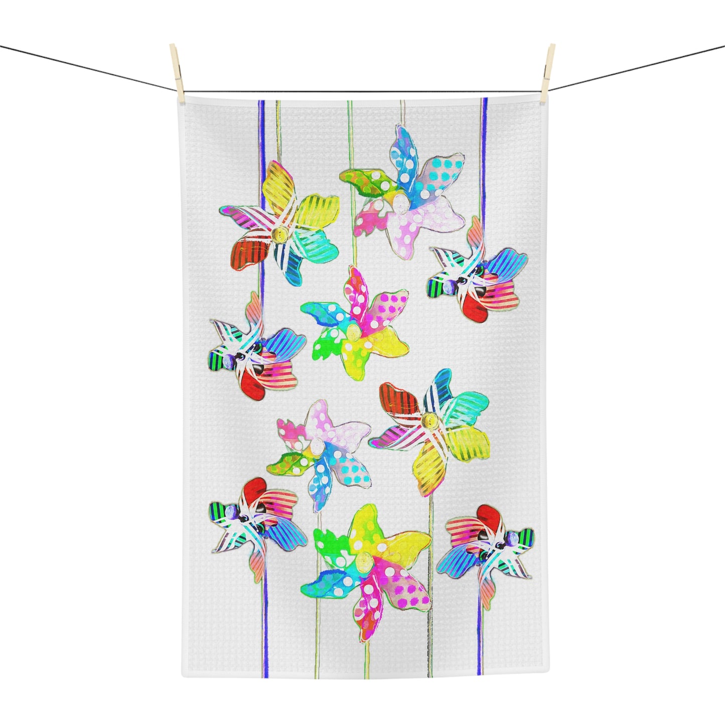 Dish Towels Microfiber Pinwheel Parade