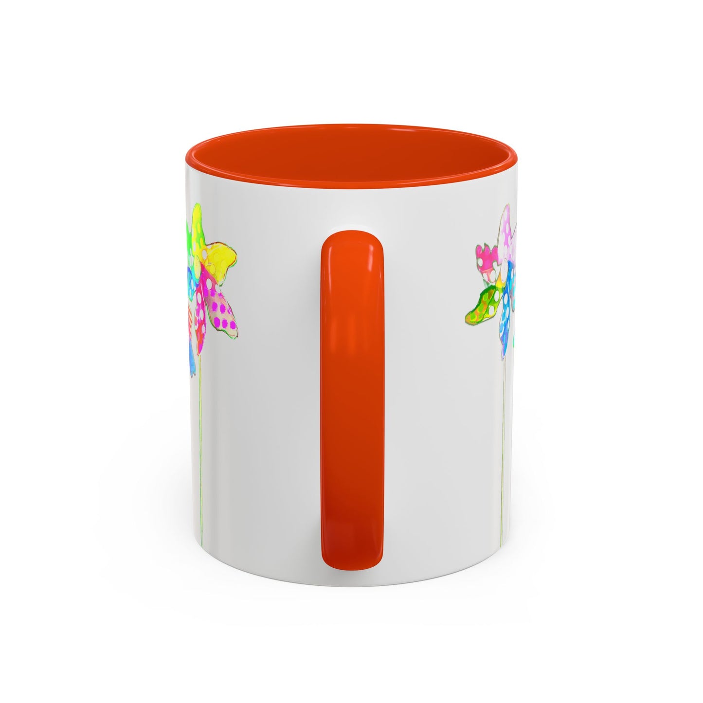 Pinwheels Mug Orange