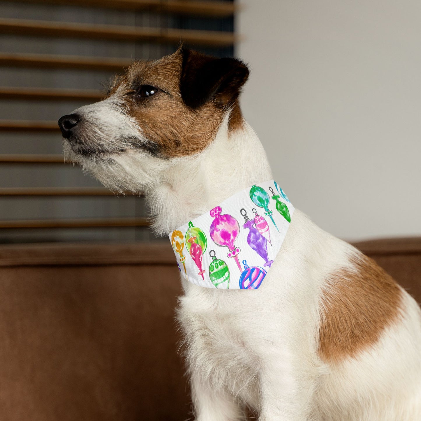 Pet Bandana Collar Christmas Jolly Woofs