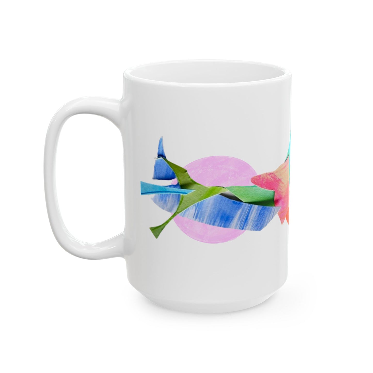 Pattern Play Mug Pink Red Blue