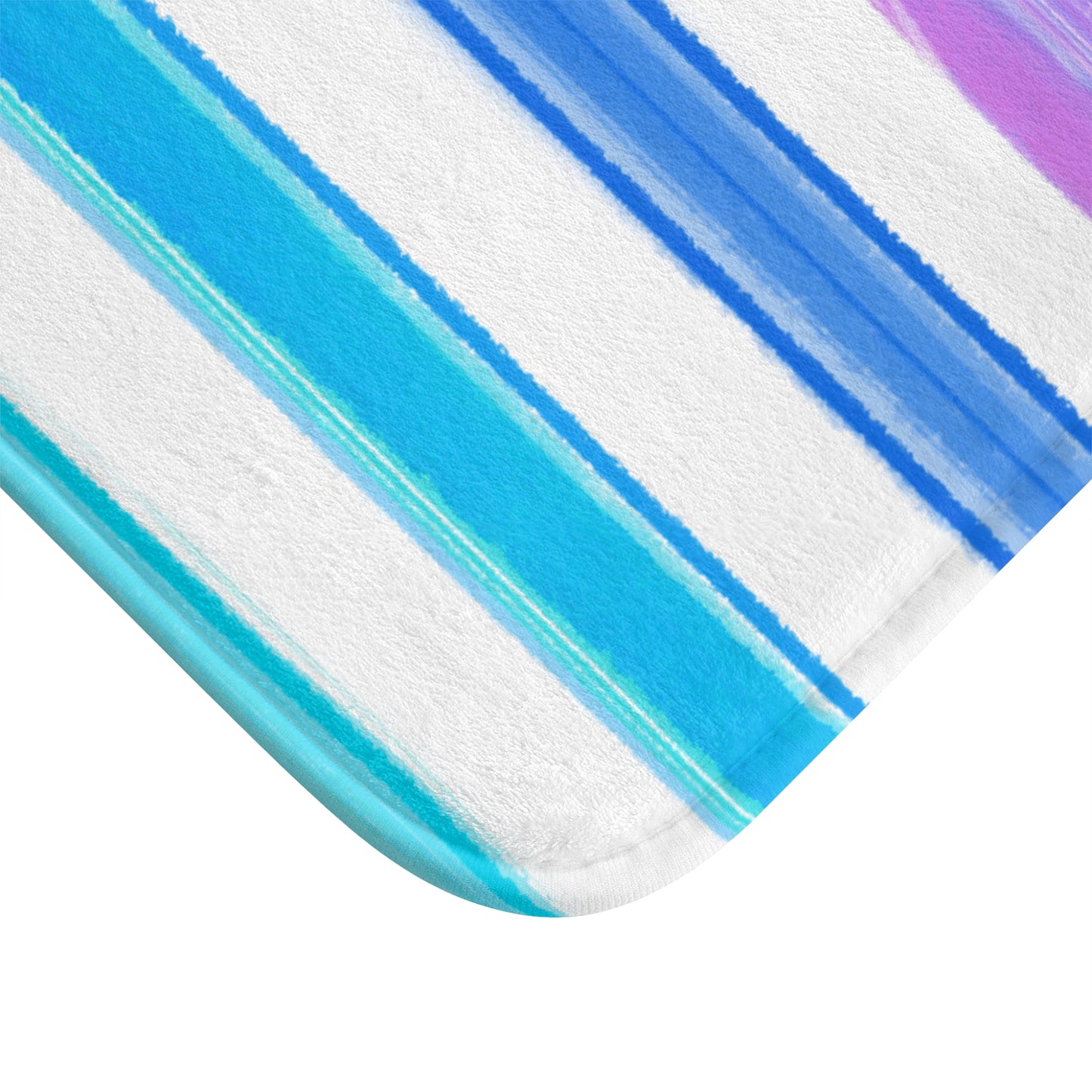Bath Mats Watercolor Stripes