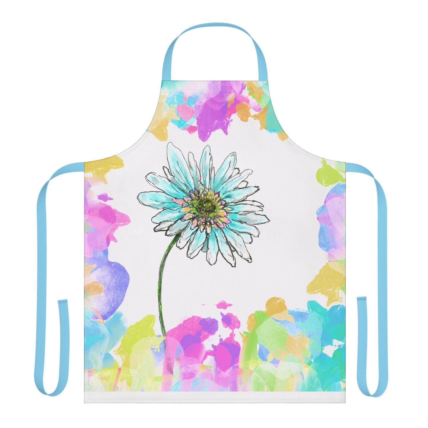 Zinnia Color Splash Apron