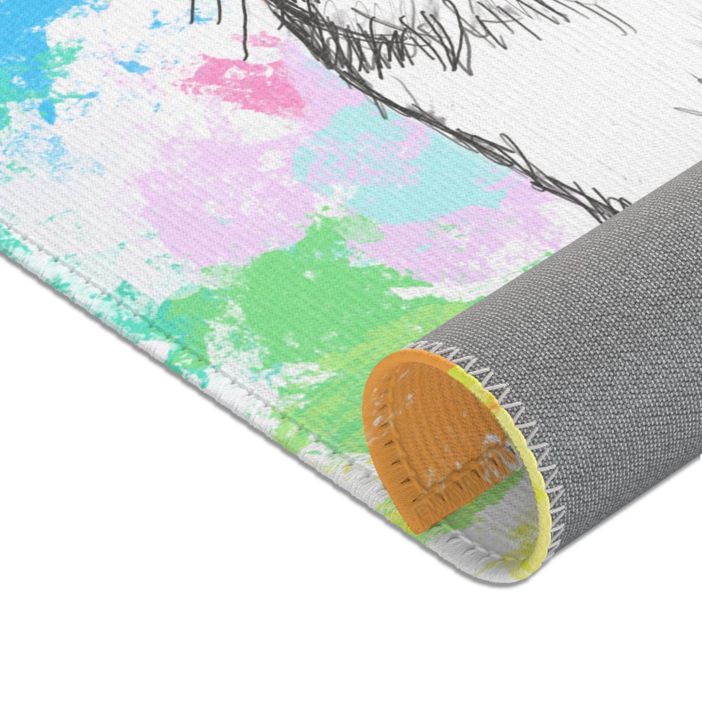 Kitty Fun Vertical Indoor Area Rugs
