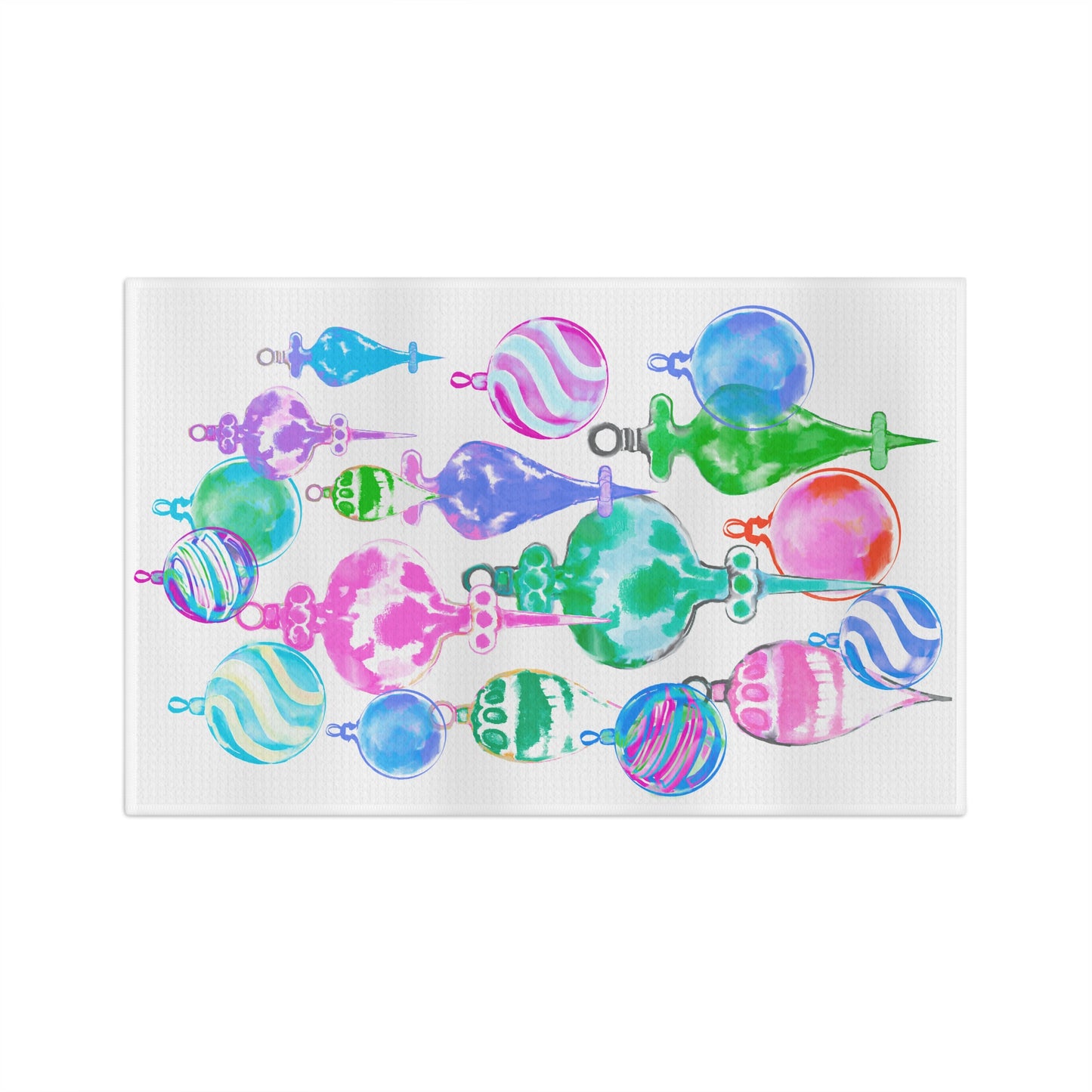 Dish Towels Microfiber Christmas Ornaments