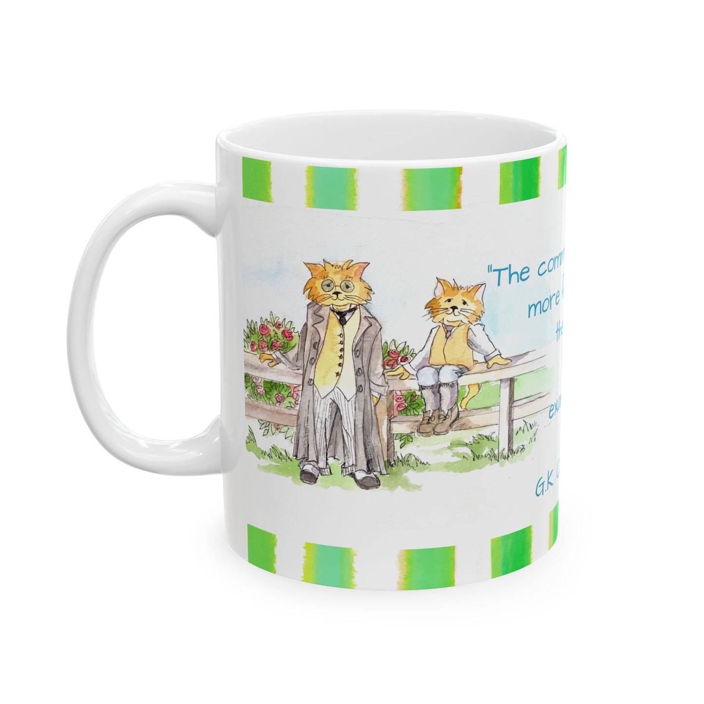 Kitty Fun Mug “The common people care…”