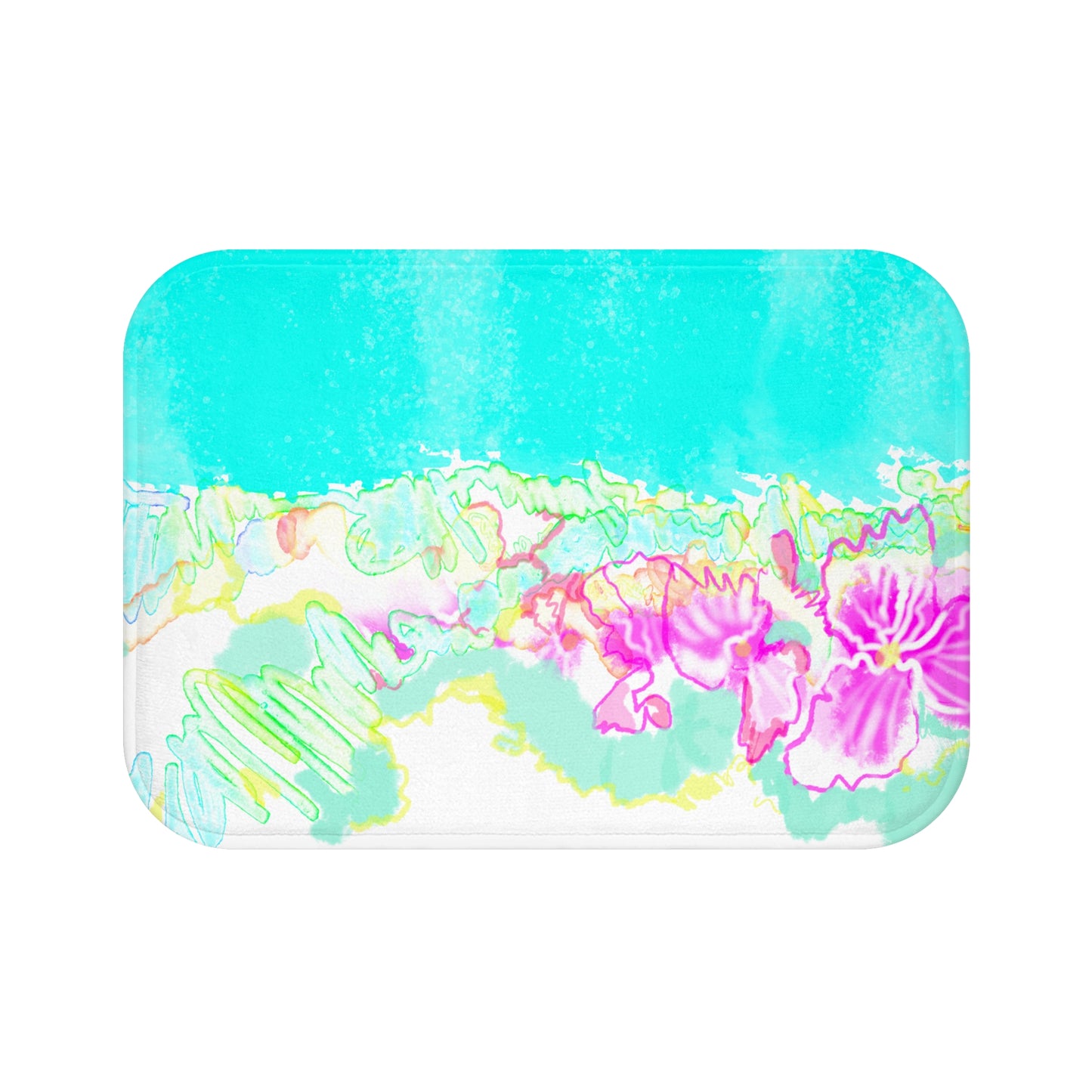 Bath Mats Color Bloom