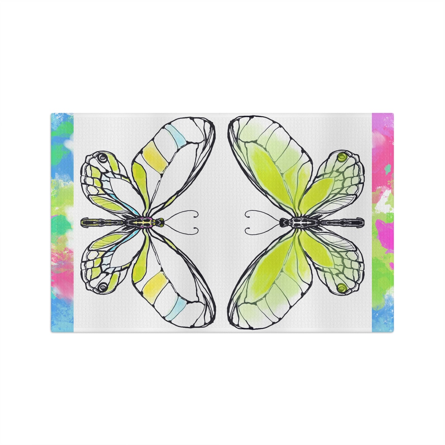 Flutterstripe Microfiber Tea Towel