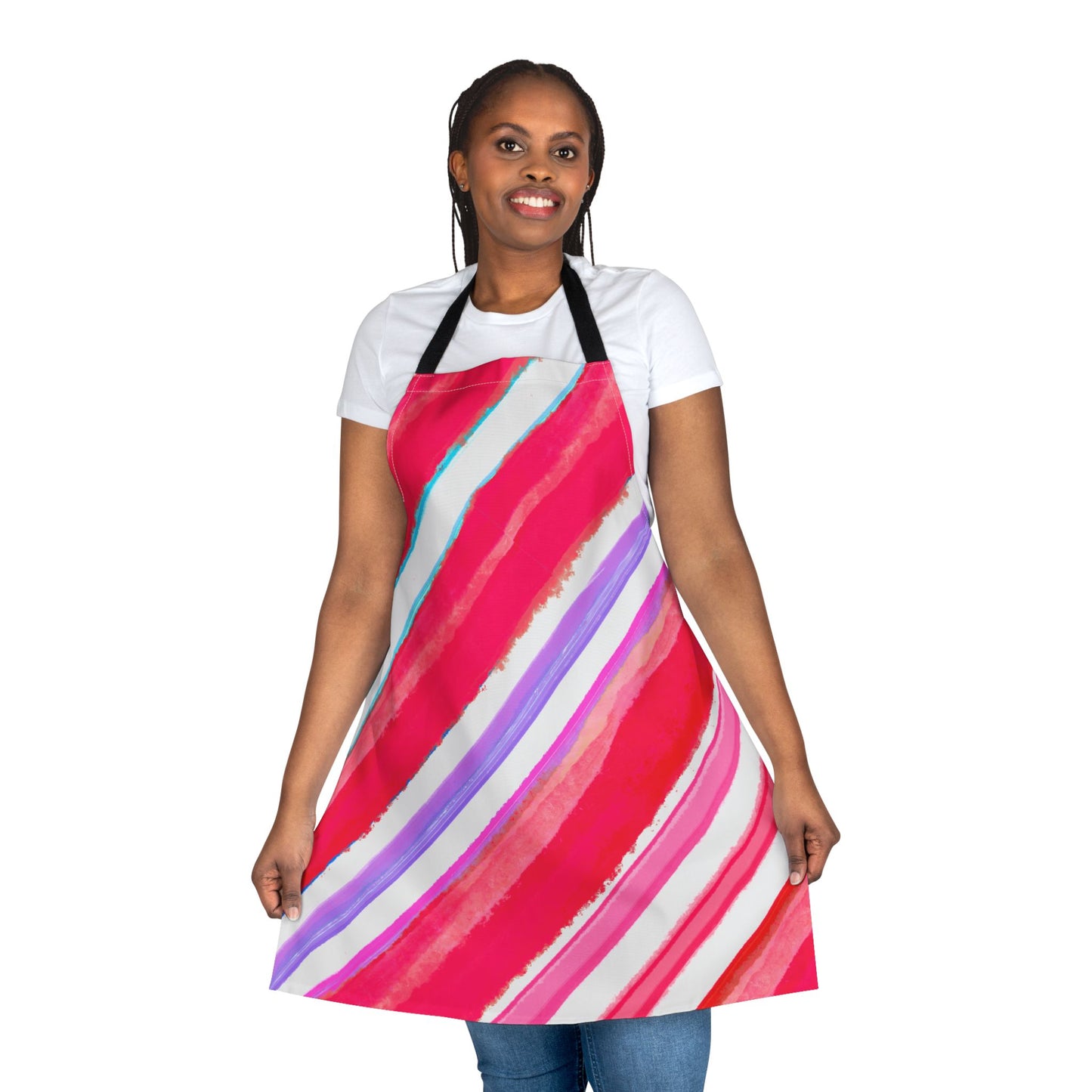 Diagonal Stripes Apron